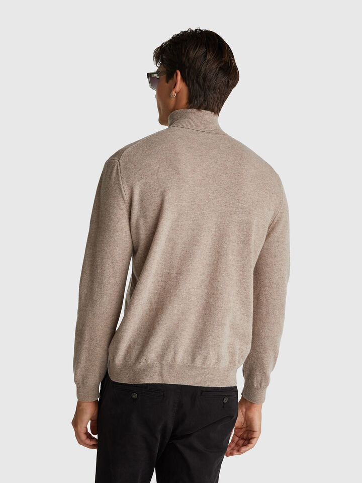 TURTLE NECK SWEATER Men image number 2